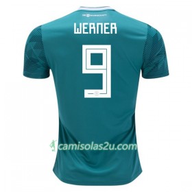 Camisolas de Futebol Alemanha Werner 9 Equipamento Alternativa Copa do Mundo 2018 Manga Curta